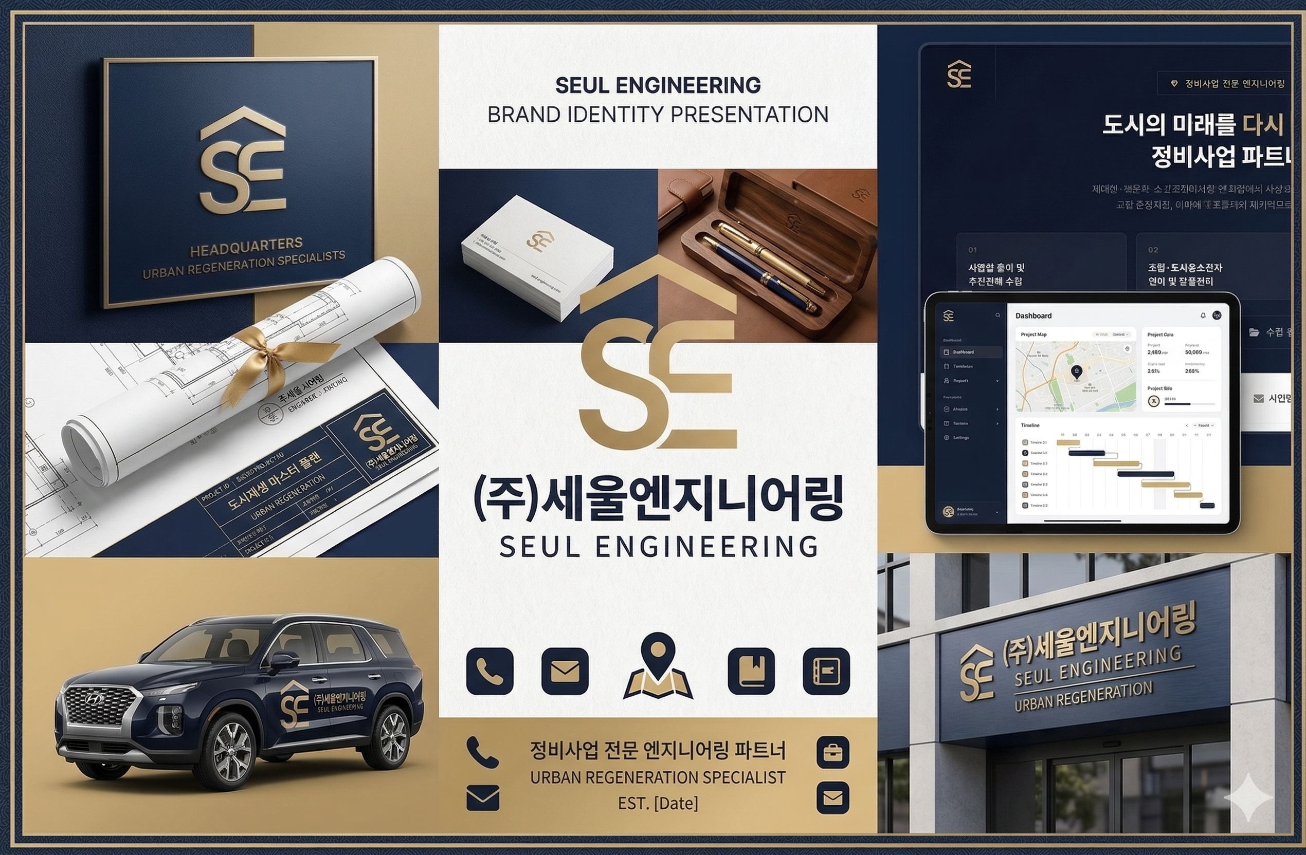 세울엔지니어링 브랜드 아이덴티티